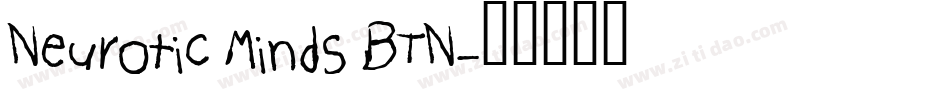 Neurotic Minds BTN字体转换